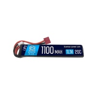 Аккумулятор 11.1V 1100mah (Li-Po) 20C stick 14.5*20*101 mm T-разъем (BlueMax)