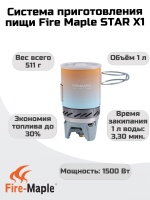 Система приготовления пищи FireMaple STAR X1 Gradient 1