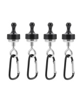 Магнитный крючок с карабином ADR для фонарей 4 шт