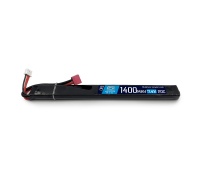 Аккумулятор 7.4V 1400mah (Li-Po) 20C AK stick 16*9*165 mm T-разъем (BlueMax)