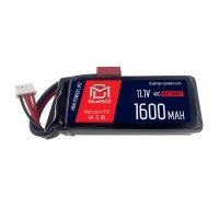 Аккумулятор 11.1V 1600mah (Li-Po) 40C 19,5*34*85 мм, T-разъем (BlueMax)