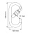 Карабин CAMP Oval Pro Lock21