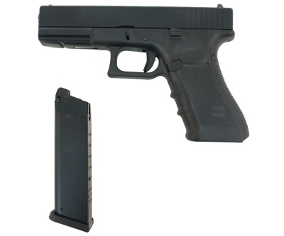 Модель пистолета WE Glock-17 gen4 WE-G001B-BK металл Black