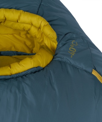 Спальный мешок RedFox Arctic -40C (Long, нептун/эвкалипт) левый24