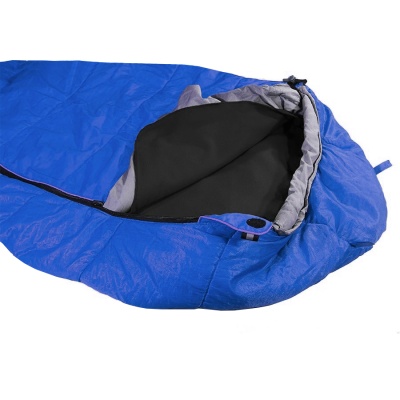 Вкладыш флисовый Terra в спальник-кокон (черный)22