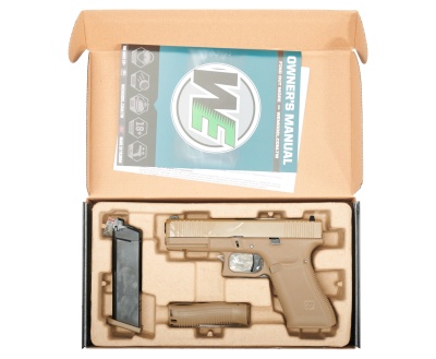 Модель пистолета WE Glock-17 gen5 F WE-G001FVB-TAN Version Tan