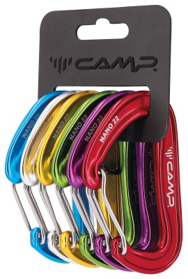 Комплект карабинов CAMP Nano 22 RACK PACK 6 шт