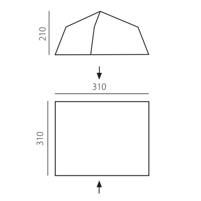 Палатка-шатер BTrace Comfort (зеленая)25