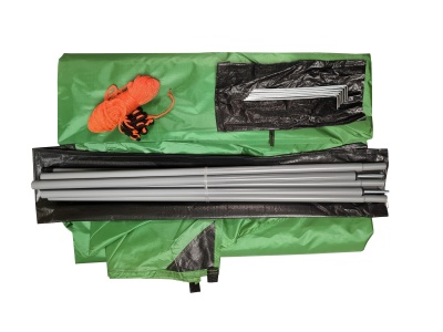 Тент BTrace 4,4x4,4 со стойками, зеленый22