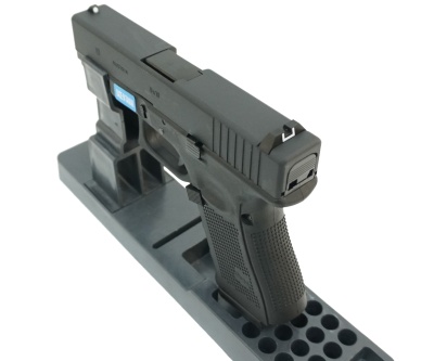 Модель пистолета (WE) GLOCK-19 gen4 Black металл слайд, сменные насадки