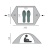 Палатка BTrace Point 2+ (зеленая/беж)4