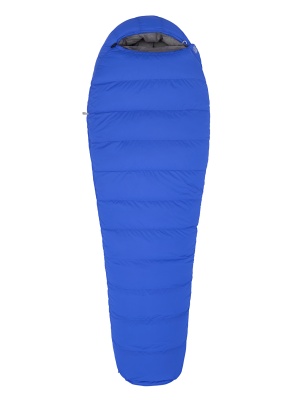 Спальный мешок Bask PAMIRS V2 700+ M (синий/серый) правый