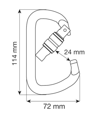 Карабин CAMP D Pro Lock4