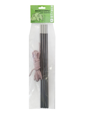 Ремкомплект алюминиевых дуг BTrace (4 шт + резинка)22