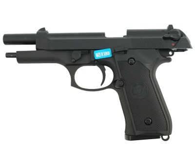 Модель пистолета WE-M001-CO2 Beretta M92F Black