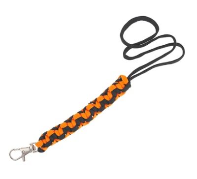 Темляк с карабином (Geoline Survival) black&orange