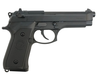 Модель пистолета WE-M001-CO2 Beretta M92F Black
