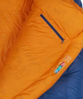 Спальный мешок RedFox Yeti -40C (Long, деним/оранж) левый28