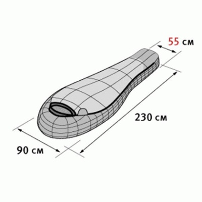 Спальный мешок Alexika MOUNTAIN WIDE зеленый 9222.01015,3