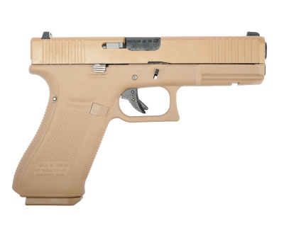 Модель пистолета WE Glock-17 gen5 F WE-G001FVB-TAN Version Tan